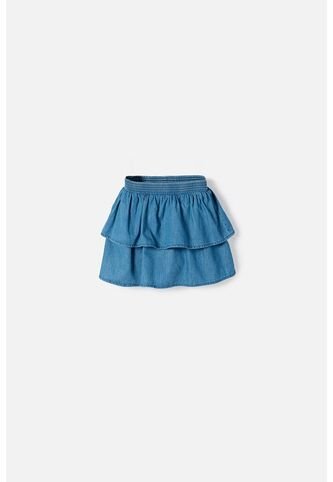 Falda De Littlemic Con Bolero Azul Para Niña 2T A 5T 2T LittleMic