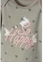 Pijama De LittleMic Con Pantalón Largo Verde Y Palo Rosa Para Bebé Niña 3-6 de LittleMic