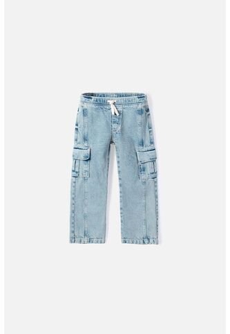 Jean De Littlemic Bota Ancha Para Niña 2T A 5T 2T LittleMic