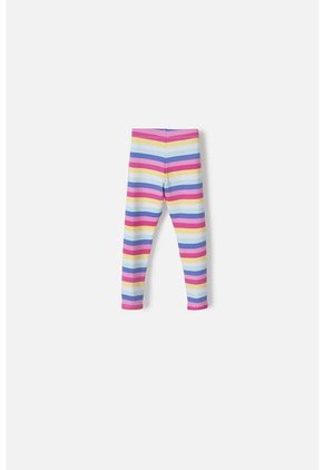 Leggings Littlemic Multicolor Con Elástico Para Niña 2T A 5T 5T
