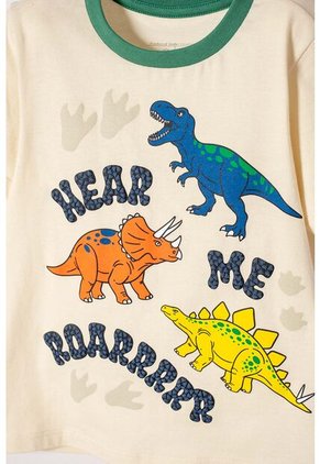 Pijama X3 Piezas De Littlemic Multicolor Para Niño 2T A 6T 3T