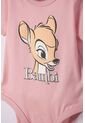 Body De Bambi Manga Corta Rosado Para Bebé Niña 6-9 de LittleMic