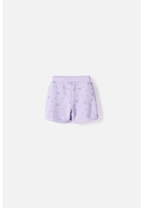 Short De Littlemic Con Cordón Lavanda Para Niña 2T A 5T 2T
