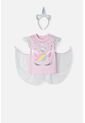 Camiseta Littlemic Multicolor Manga Corta Con Bolero Para Niña 2T A 5T 2T de LittleMic