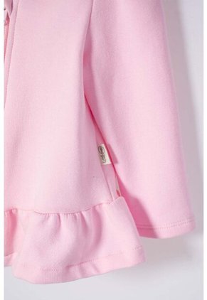 Conjunto De LittleMic X3 Piezas Marfil Y Rosado Para Bebé Niña 6-9