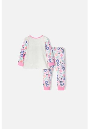 Pijama LittleMic Con Pantalón Largo Multicolor Para Bebé Niña 12-18