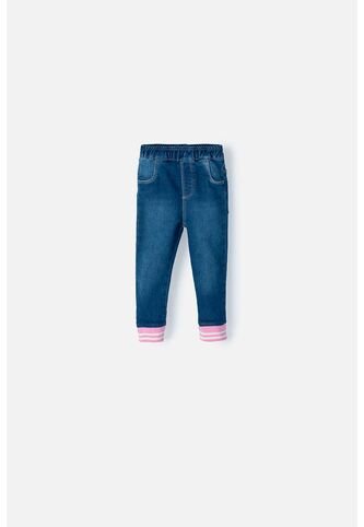 Jegging De LittleMic Indigo Oscuro Para Bebé Niña 3-6 LittleMic