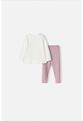 Conjunto De LittleMic Con Pantalón Largo Lila Para Bebé Niña 18-24