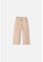 Jogger De Littlemic Con Cordón Caqui Para Niña 2T A 5T 3T de LittleMic