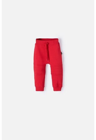 Jogger LittleMic Con Cordón Rojo Para Bebé Niño 9-12 LittleMic
