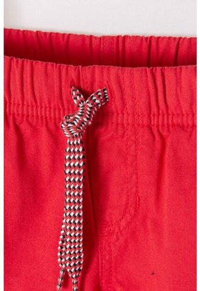 Bermuda LittleMic Con Cordón Roja Para Niño 3T