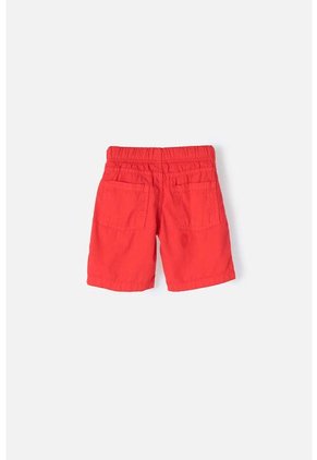 Bermuda LittleMic Con Cordón Roja Para  Niño 2T