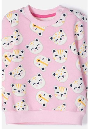 Conjunto De LittleMic Rosado De Pantalón Largo Para Bebe Niña 3-6