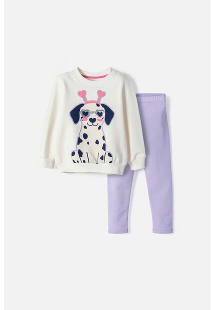Conjunto De Littlemic Con Buzo Multicolor Para Niña 2T A 6T 3T