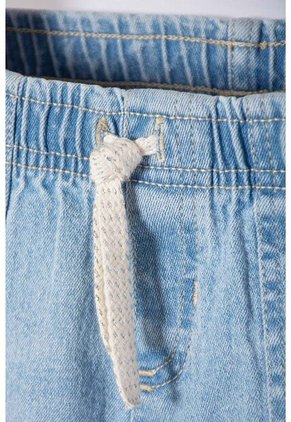 Short De Littlemic Con Cordón Azul Para Niña 2T A 5T 5T