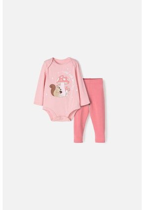 Conjunto De LittleMic Con Body Multicolor Para Bebé Niña 6-9