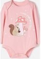 Conjunto De LittleMic Con Body Multicolor Para Bebé Niña 6-9 de LittleMic