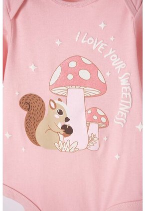 Conjunto De LittleMic Con Body Multicolor Para Bebé Niña 6-9