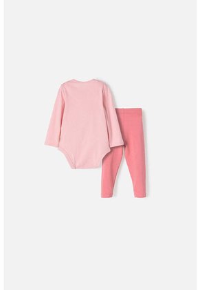Conjunto De LittleMic Con Body Multicolor Para Bebé Niña 6-9