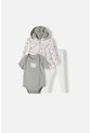 Conjunto LittleMic Multicolor Con Leggins Y Chaqueta Para Bebé Niña 9-12 de LittleMic