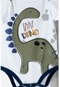Conjunto LitttleMic Con Pantalón Blanco Y Gris Para Bebé Niño 12-18 de LittleMic