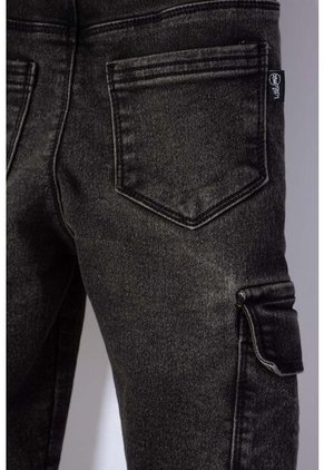 Jogger De Littlemic Con Bolsillos Negro Para Niño 2T A 5T 4T