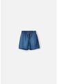 Short De Littlemic Con Cordón Azul Para Niña 2T A 5T 5T de LittleMic