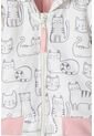 Chaqueta De LittleMic Con Capucha Marfil Y Palo De Rosa Para Bebé Niña 6-9 de LittleMic