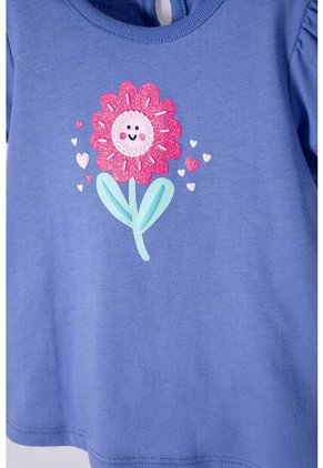 Conjunto LittleMic Multicolor Estampado En Frente Para Bebé Niña 18-24