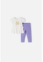 Conjunto LittleMic Multicolor De Camiseta Estampada Para Bebé Niña 3-6 de LittleMic