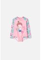 Vestido De Baño LittleMic Multicolor Tipo Enterizo Para Niña 2T A 5T 5T de LittleMic