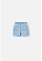 Short De Littlemic Con Cordón Azul Para Niña 2T A 5T 4T de LittleMic