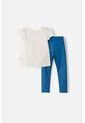 Conjunto De Littlemic Con Pantalón Largo Multicolor Para Niña 2T A 6T 4T de LittleMic