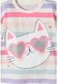 Conjunto De Littlemic Con Short Multicolor Para Niña 2T A 6T 4T de LittleMic