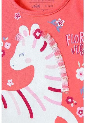 Conjunto LittleMic Con Pantalón Largo Coral Para Bebé Niña 6-9