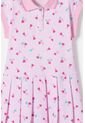 Vestido De Littlemic Manga Corta Rosado Para Niña 2T A 5T 2T de LittleMic