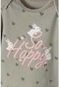 Pijama De LittleMic Con Pantalón Largo Verde Y Palo Rosa Para Bebé Niña 3-6 de LittleMic