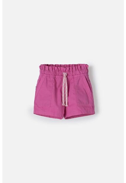 Short De LittleMic Con Cordón Rosado Para Niña 2T A 5T 2T