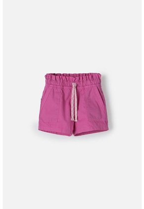 Short De LittleMic Con Cordón Rosado Para Niña 2T A 5T 2T