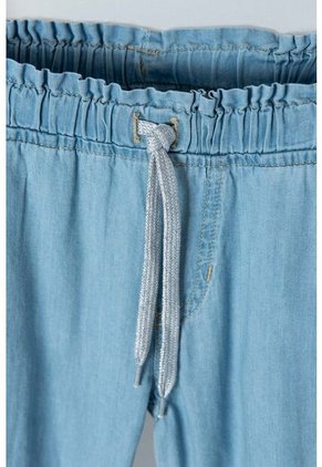 Jogger LittleMic Con Cordón Azul Claro Para Niña 2T A 5T 2T