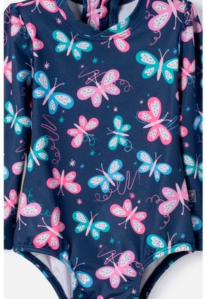 Vestido De Baño De Littlemic Con Gorro Multicolor Para Bebé Niña 18-24