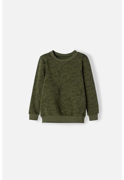 Buzo De LittleMic Cerrado Verde Para Niño 2T A 5T 2T