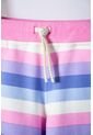 Short LittleMic Multicolor Con Cordón Ajustable En Cintura Para Niña 2T A 5T 3T de LittleMic