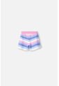 Short LittleMic Multicolor Con Cordón Ajustable En Cintura Para Niña 2T A 5T 3T de LittleMic