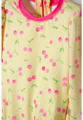 Vestido De Baño De Littlemic Con Gorro Multicolor Para Bebé Niña 9-12