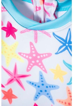 Vestido De Baño LittleMic Multicolor Incluye Bucket Hat Para Bebé Niña 3-6
