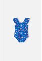 Vestido De Baño De Littlemic Azul Para Niña 2T A 5T 5T de LittleMic