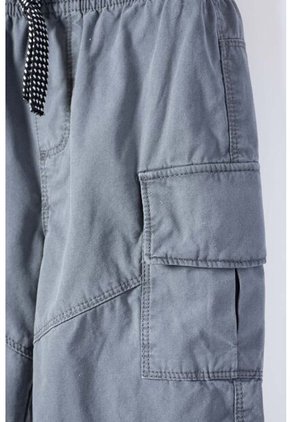 Bermuda De Littlemic Con Bolsillos Gris Para Niño 2T A 5T 5T