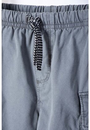 Bermuda De Littlemic Con Bolsillos Gris Para Niño 2T A 5T 5T