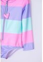 Vestido De Baño LittleMic Multicolor Manga Larga Para Niña 2T A 5T 5T de LittleMic